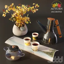 Ceramic Set Decorative - Декоративный набор - 3D модель