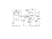 Писсуар Grohe Bau Ceramic 39438000, скрытый монтаж, альпин-белый