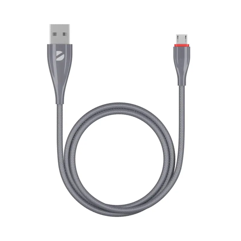 Кабель Deppa Ceramic USB - micro USB, 1м, серый-1