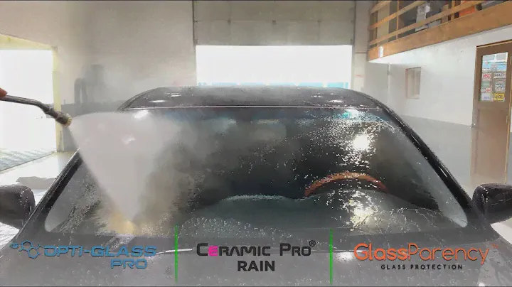 Тестирование покрытия лобового стекла: GlassParency против Ceramic Pro RAIN против Opti-Glass Pro