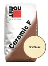 Ceramic F затирка для швов бежевый 25 кг