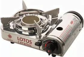 TOURIST Плита газовая TOURIST LOTOS CERAMIC портативная, керамическая, в кейсе TR-350