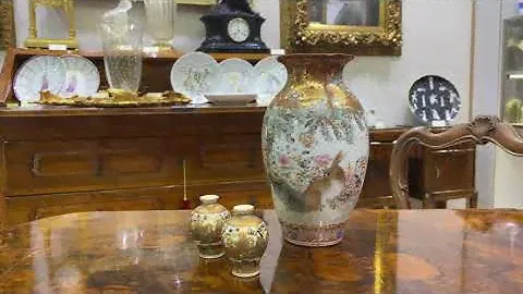 Kutani porcelain vase - Japan 19th century
