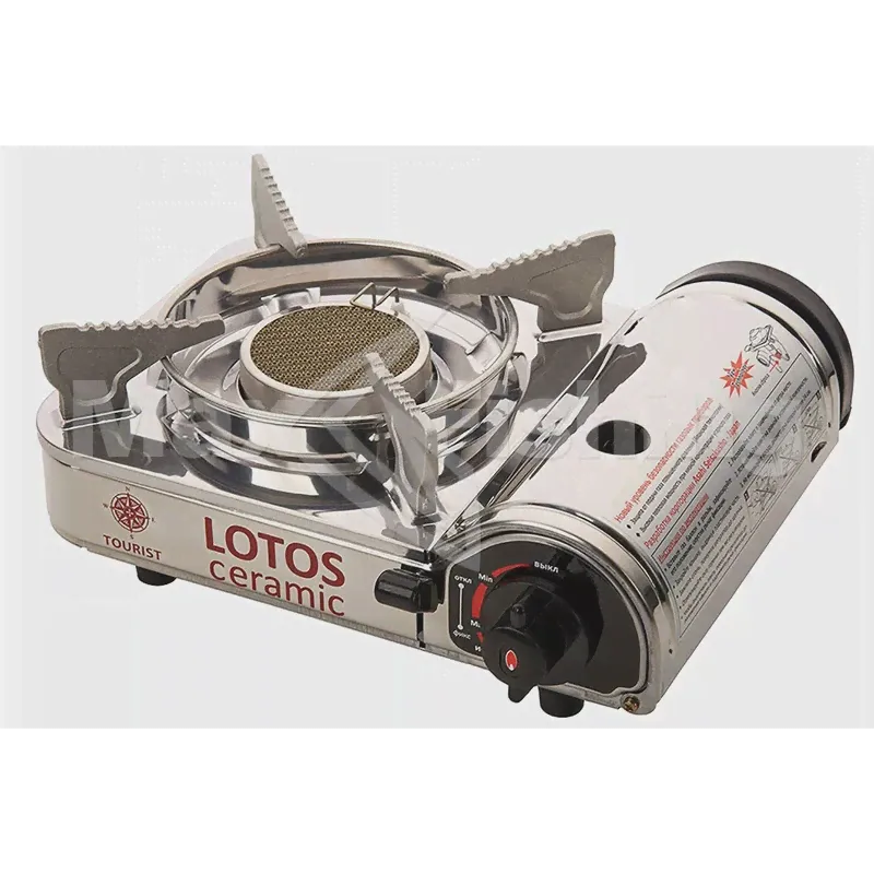 Плита газовая портативная Tourist Lotos Ceramic TR-350 керамическая-0
