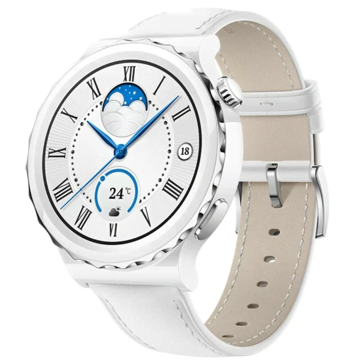 Смарт-часы Huawei WATCH GT 3 Pro Ceramic, 1.32" AMOLED, белый