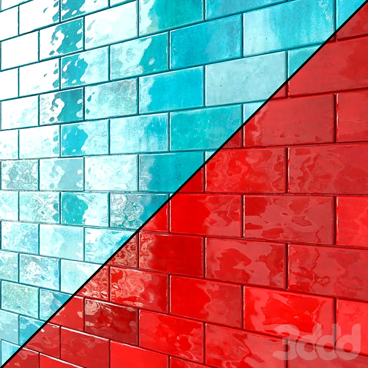 Плитка Emery Glazed Ceramic Tile 5 видов - Кафель, плитка - 3D модель