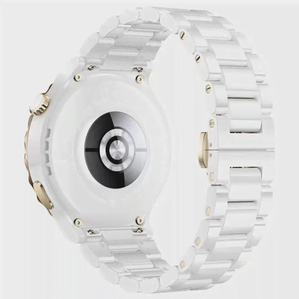 Умные часы Huawei Watch GT 3 Pro Ceramic, белый/ золотой (FRG-B19T)-1