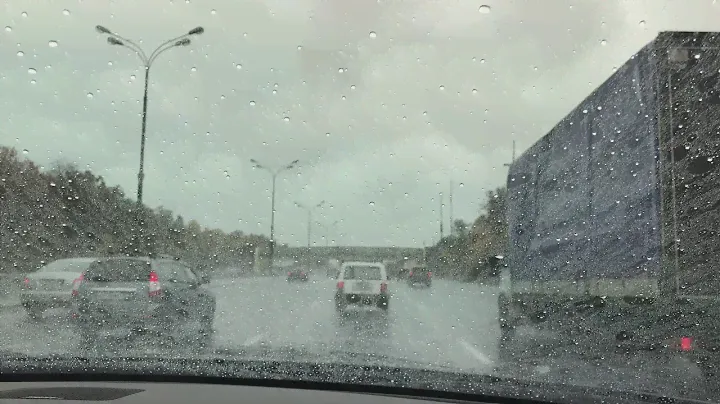Пример работы антидождя Ceramic Pro Rain