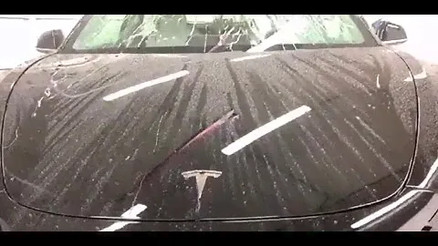 TESLA 3 + HIKARI PRO 10H = ШИКАРНЫЙ ВОДООТТАЛКИВАЮЩИЙ ЭФФЕКТ И ЗАЩИТА КУЗОВА НА 5 ЛЕТ🔥⠀