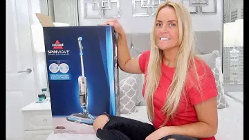 The Best floor Mop Bissell Spin Wave How To Clean Laminate/Tiles/Vinyl Flooring