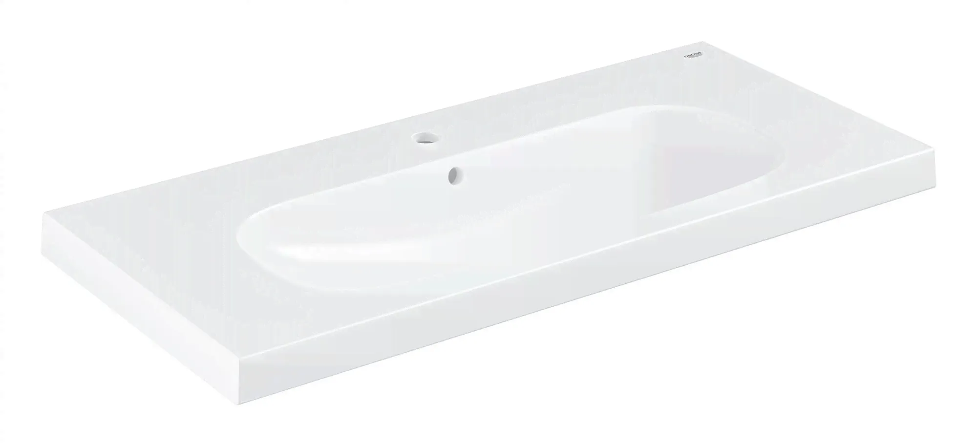 Раковина GROHE Euro Ceramic 100, накладная на столешницу, альпин-белый (3958500H)-0