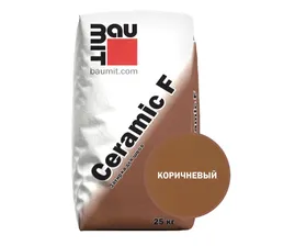 Затирка для швов Baumit Ceramic F коричневый, 25 кг