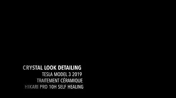 Tesla Model 3 coated with Hikari Pro 10H self healing ceramic