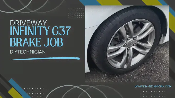 DIY Quickest Brake Job | INFINITY G37 2009 | Brake Pad Replacement Done in Driveway | Tutorial Demo
