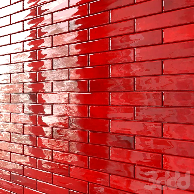 Плитка Emery Glazed Ceramic Tile 5 видов - Кафель, плитка - 3D модель-2