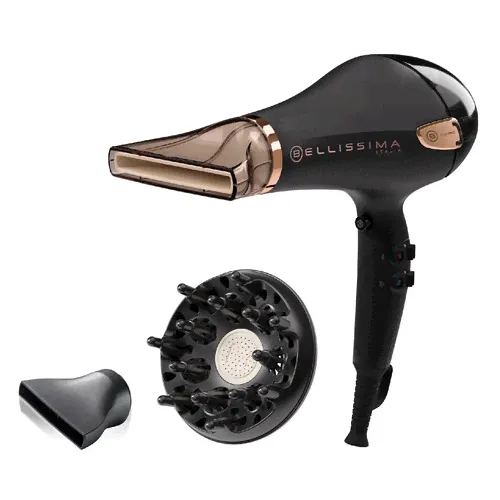 Фен BELLISSIMA My Pro Ceramic, 2300Вт, черный и золотистый, My Pro Ceramic-0