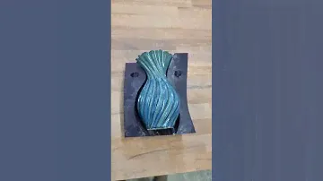 Is it alchemy?! 3D print creates real porcelain vase! #pottery #ceramics #3dprinting