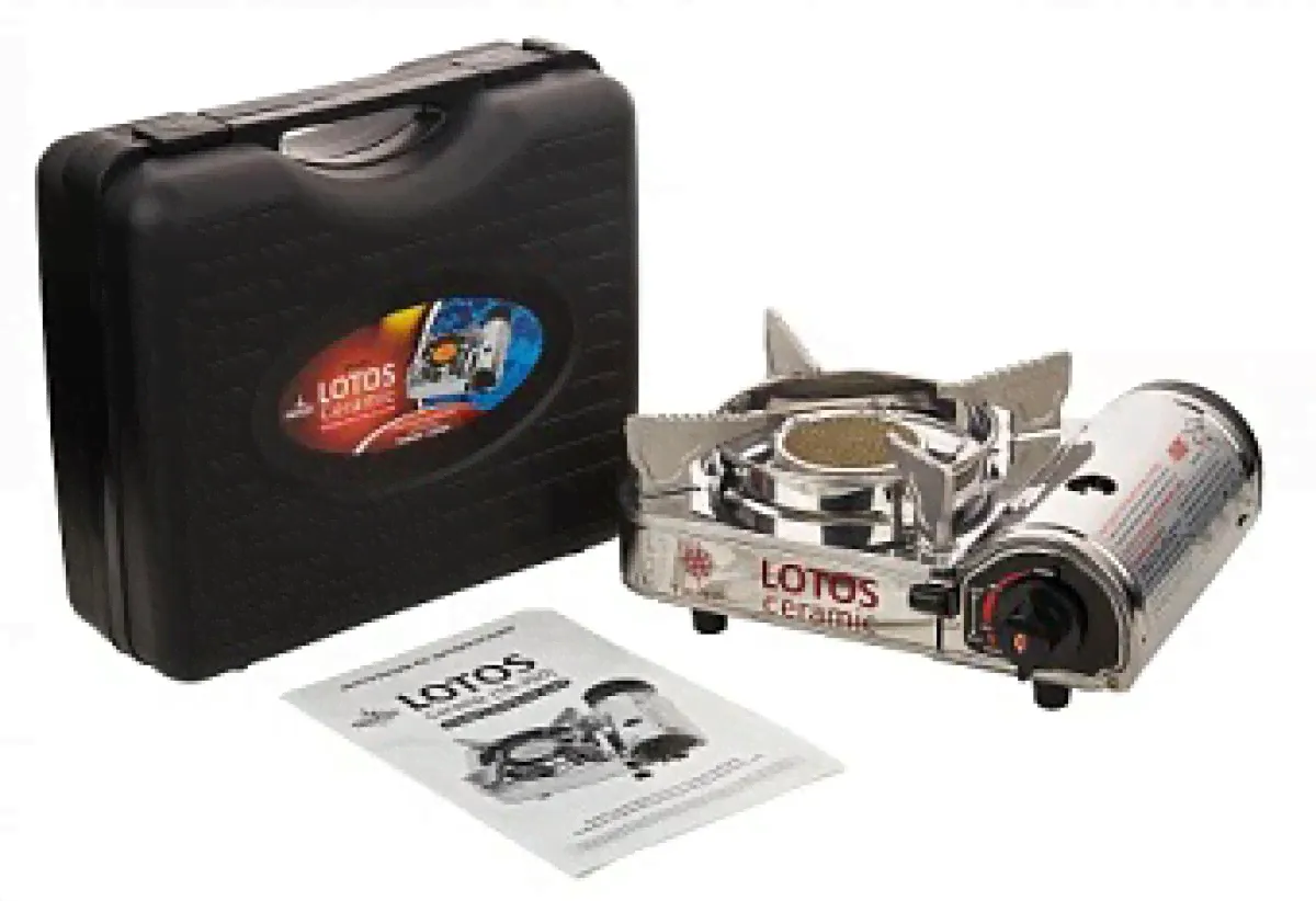 Плита газовая Tourist портативная LOTOS CERAMIC (TR-350)