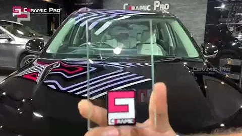Proof of Crystallized Layer of Ceramic Pro 9H on Glass Sample .