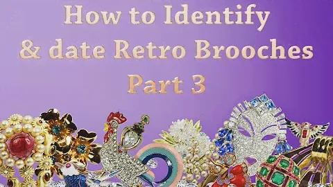 How to Identify and Date Vintage & Retro Costume Jewelry Brooches