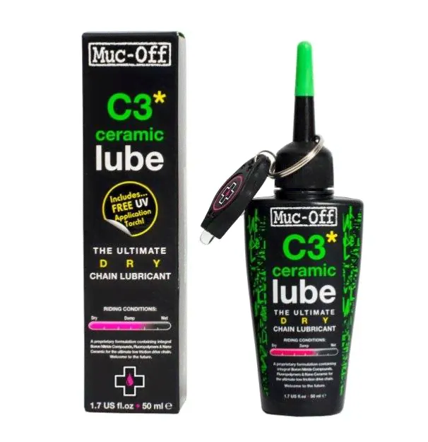 Смазка MUC-OFF C3 CERAMIC DRY LUBE, для цепи, 50 мл, 871